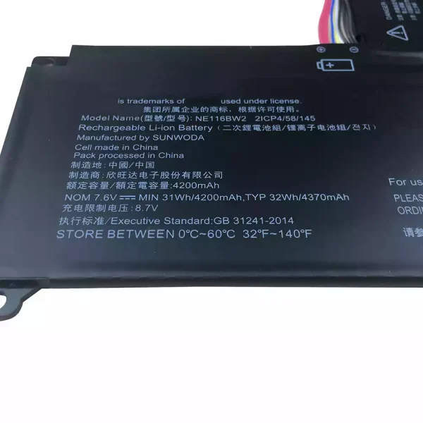 Pin Laptop LENOVO IdeaPad 110s-11IBR - Hình ảnh 3