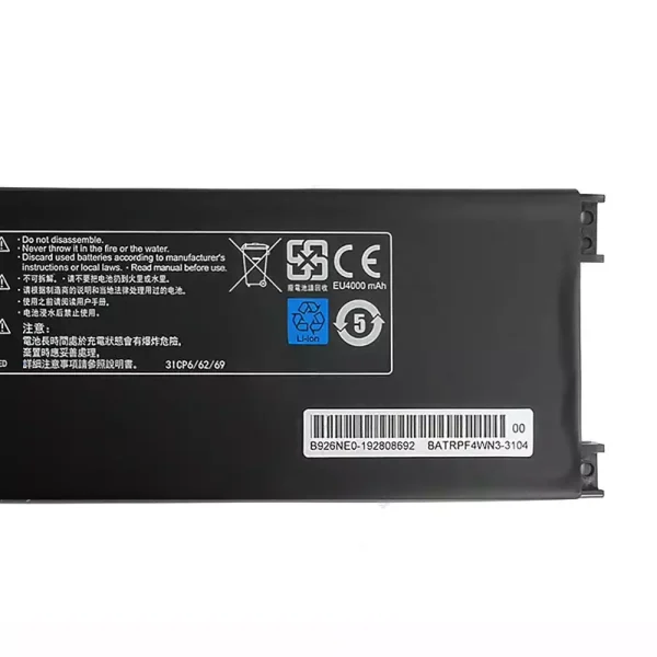 Pin Laptop PF4WN-03-17-3S1P-0 - Hình ảnh 4
