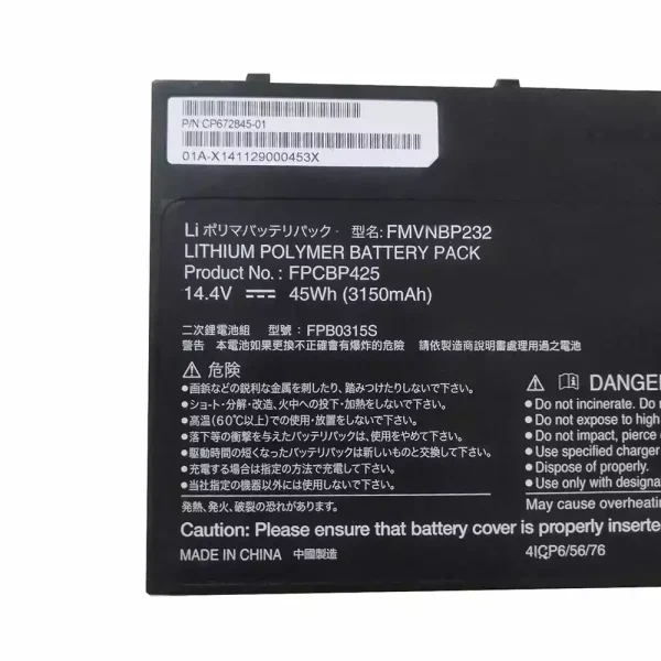 Pin Laptop FUJITSU Lifebook U745 T904 T935 T936 - Hình ảnh 3