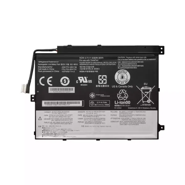 Pin Laptop LENOVO Thinkpad Tablet 10 TP00064A