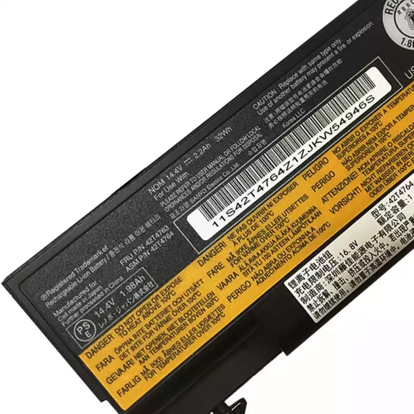 Pin Laptop LENOVO 42T4763,42T4764 - Hình ảnh 3