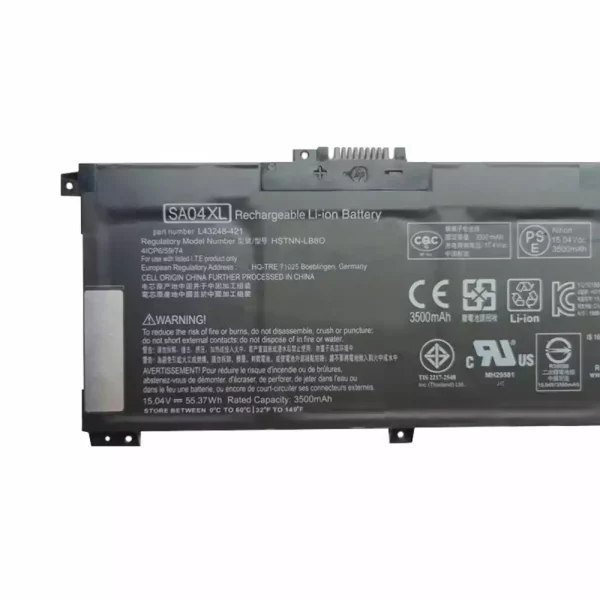 Pin Laptop HP SA04XL - Hình ảnh 3