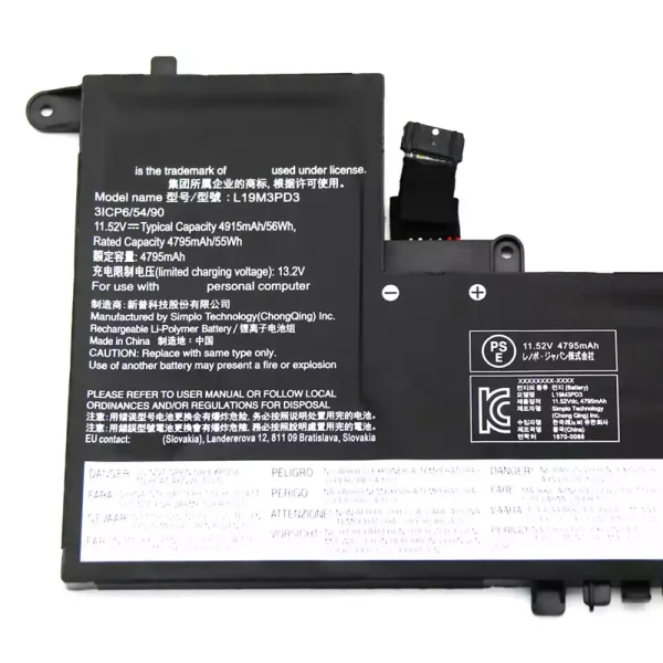 Pin Laptop LENOVO XiaoXin pro 13 2019 2020 - Hình ảnh 3