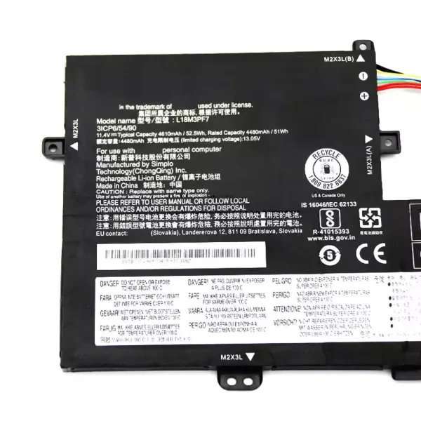 Pin Laptop Lenovo Xiaoxin 14 15 2019 - Hình ảnh 3