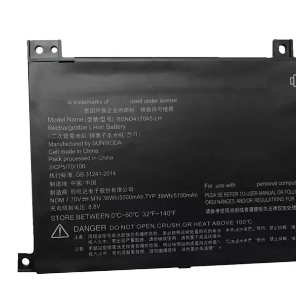 Pin Laptop LENOVO Miix 510-12IKB,Miix 520-12IKB - Hình ảnh 3