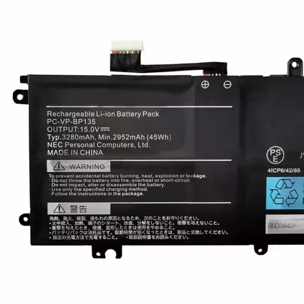 Pin Laptop NEC PC-VP-BP135 - Hình ảnh 3