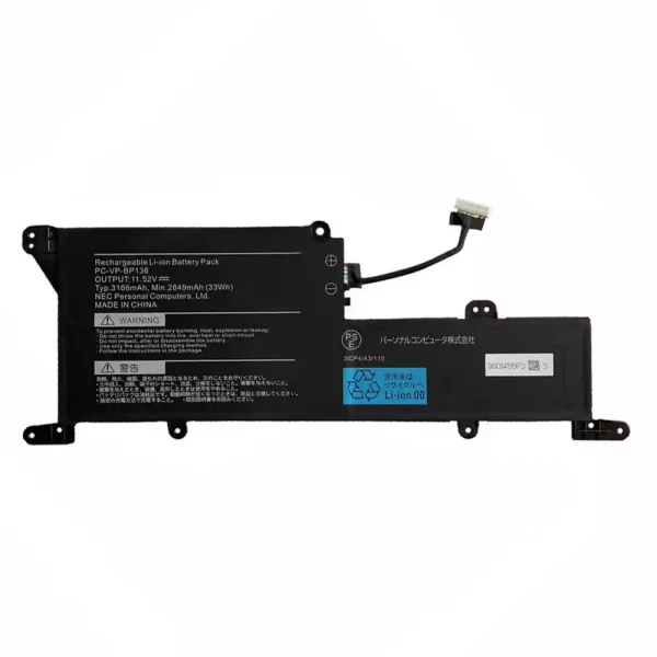 Pin Laptop NEC PC-VP-BP136 - Hình ảnh 3