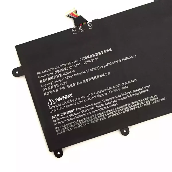 Pin Laptop Hasee SQU-1721,3ICP4/91/91 - Hình ảnh 3