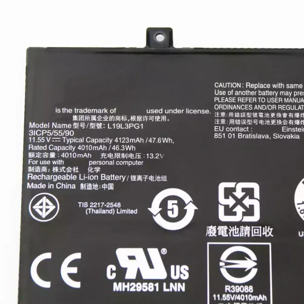 Pin Laptop LENOVO SB10X65681 5B10X65682 - Hình ảnh 3