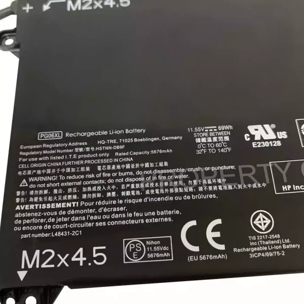 Pin Laptop HP Omen 5 Air 15-dh,Omen 15-DH0006TX,15-dh0007TX,15-dh0008TX,15-dh0151TX,15-dh1053TX,15-dh0161TX - Hình ảnh 3
