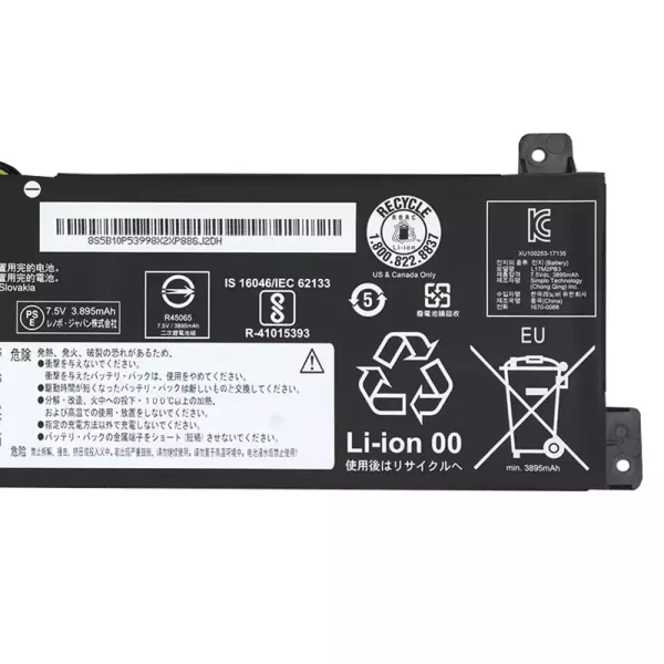 Pin Laptop LENOVO L17M2PB3 L17M2PB4 - Hình ảnh 4