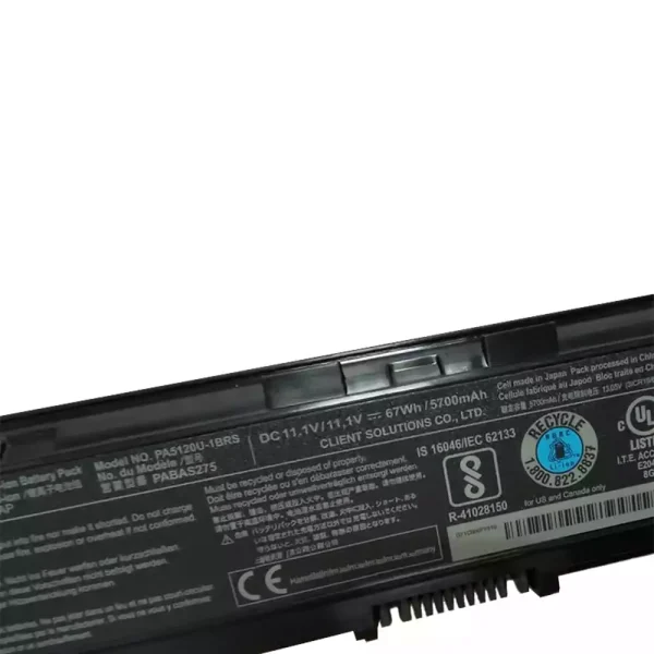 Pin Laptop TOSHIBA PA5120U-1BRS PABAS275 - Hình ảnh 3