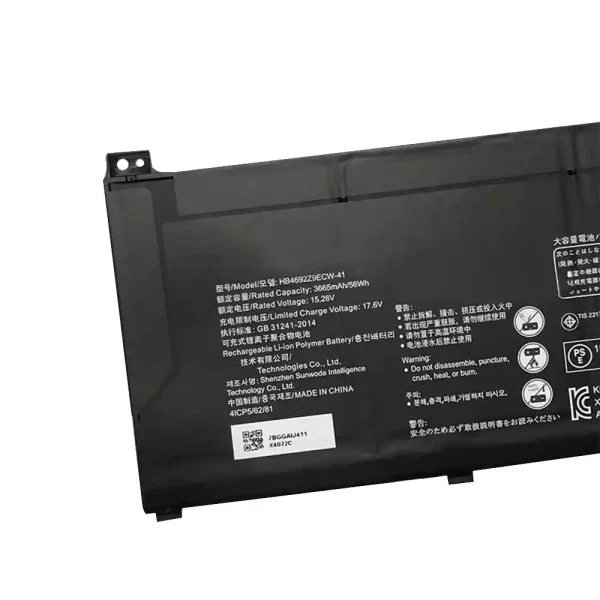 Pin Laptop HUAWEI HB4692Z9ECW-41,HB469229ECW-41 - Hình ảnh 3