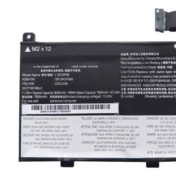 Pin Laptop LENOVO ThinkPad P53 - Hình ảnh 3