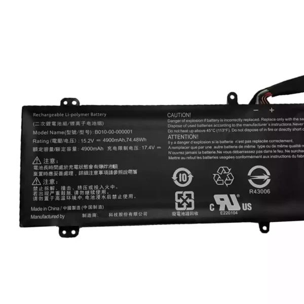 Pin Laptop EVGA 758-41-2633-T1,SC17,SC17 1070 - Hình ảnh 3
