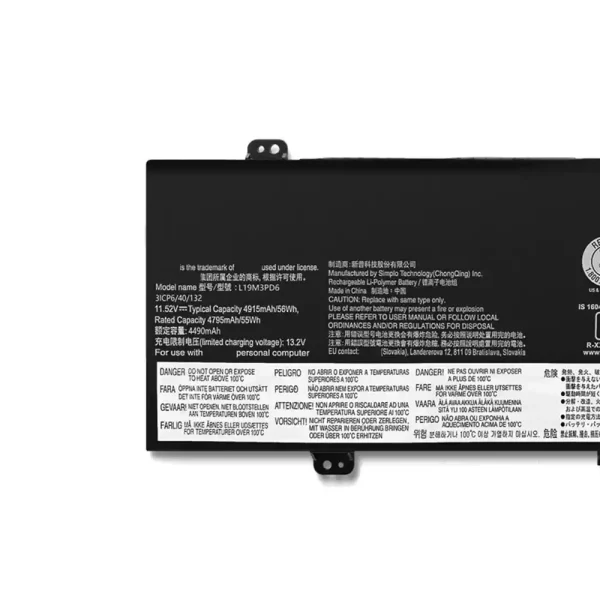 Pin Laptop LENOVO L19D3PD6 L19M3PD6 - Hình ảnh 3