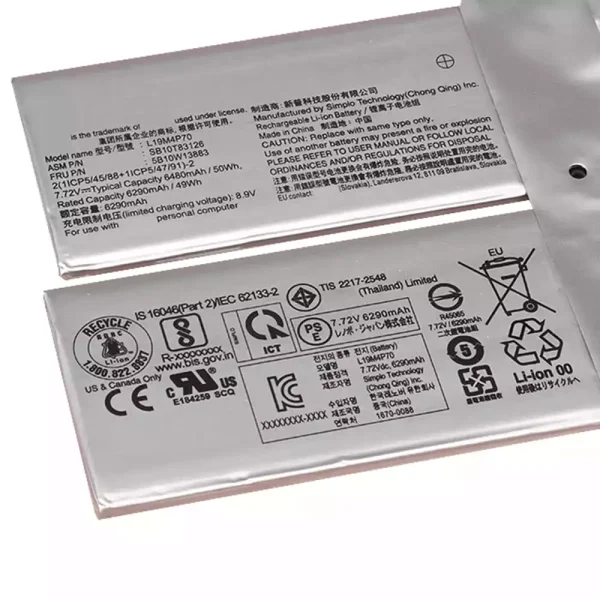 Pin Laptop LENOVO L19M4P70,SB10T83126,5B10W13883 - Hình ảnh 2