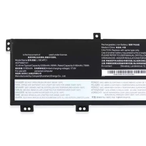 Pin Laptop LENOVO Legion R7000 R7000P Y7000 Y7000P 2020 - Hình ảnh 3
