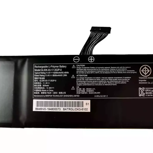 Pin Laptop GETAC GLIDK-03-17-3S2P-0 - Hình ảnh 2
