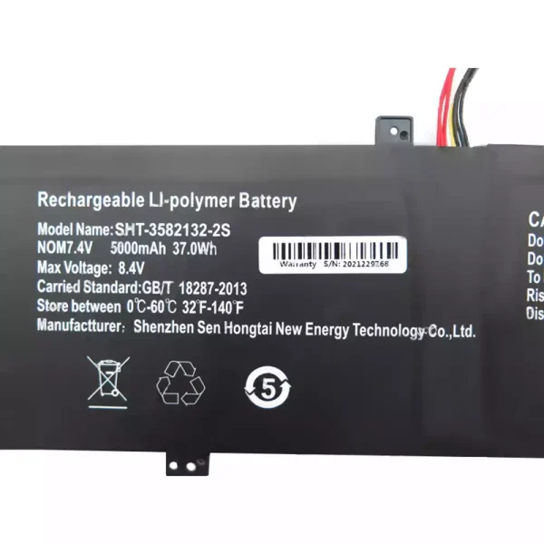 Pin Laptop SHT-3582132-2S - Hình ảnh 2