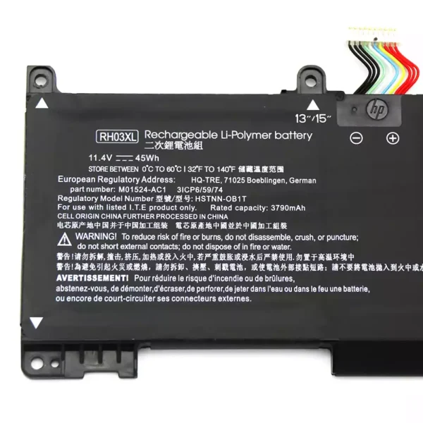 Pin Laptop HP RH03XL - Hình ảnh 3