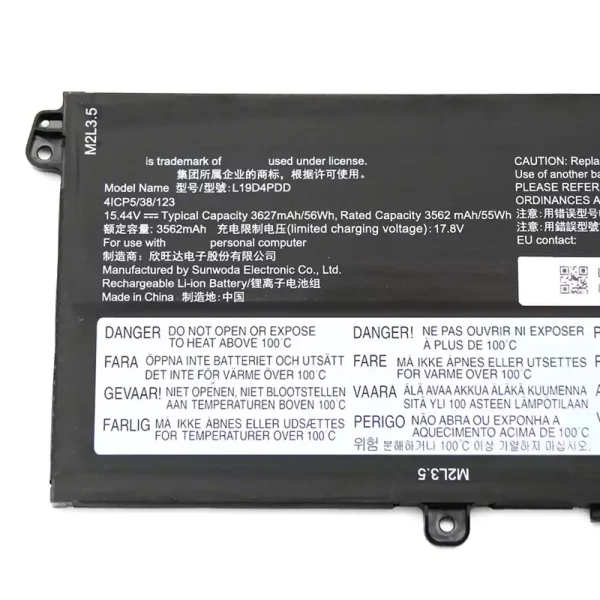Pin Laptop LENOVO ThinkBook 13s 14s G2 ITL - Hình ảnh 3