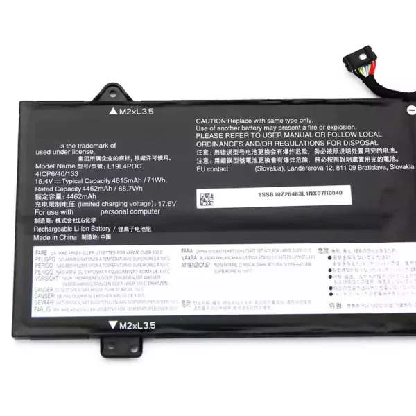 Pin Laptop LENOVO Yoga 7-14ITL5 Yoga 7-15ITL5,C750-14ITL,Yoga 14cACN 2021 - Hình ảnh 3