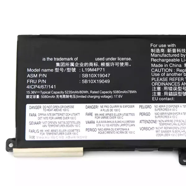 Pin Laptop LENOVO ThinkPad X1 P1 Extrene Gen 3 2020 - Hình ảnh 3