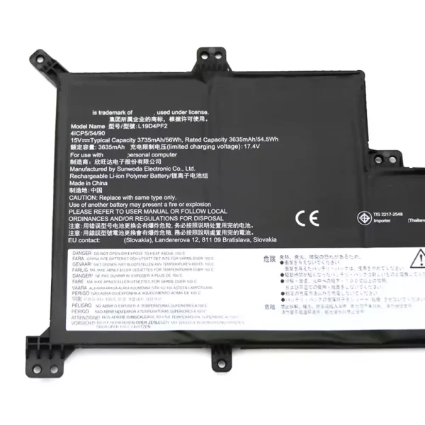 Pin Laptop LENOVO L19D4PF2 L19L4PF2 5B10W89846 SB10W89847 - Hình ảnh 3