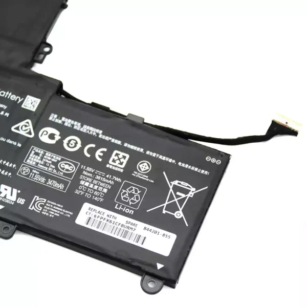 Pin Laptop HP TPN-W117 TPN-C128 HSTNN-UB6V 844201-855 843536-541 - Hình ảnh 4