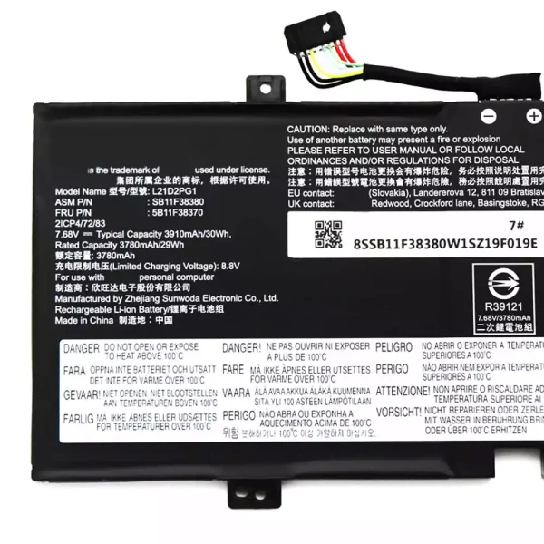 Pin Laptop LENOVO L21D2PG1 L21C2PG1 L21M2PG1 - Hình ảnh 3