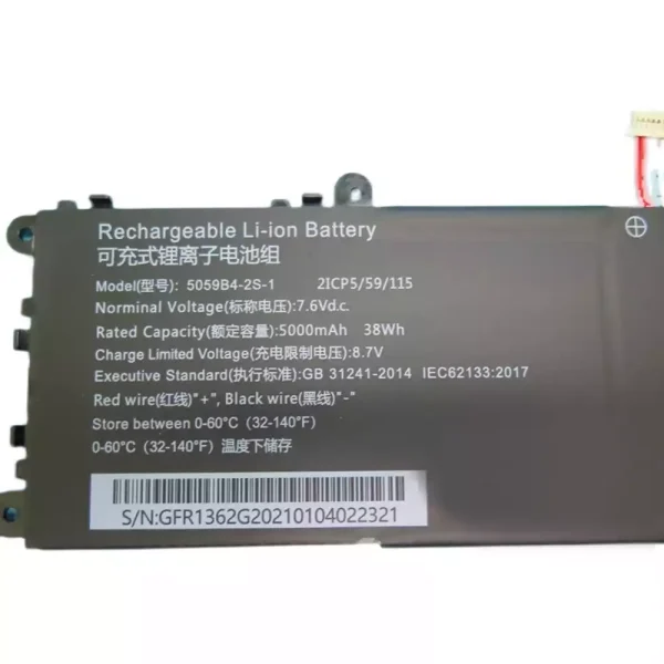 Pin Laptop 5059B4-2S-1 - Hình ảnh 3