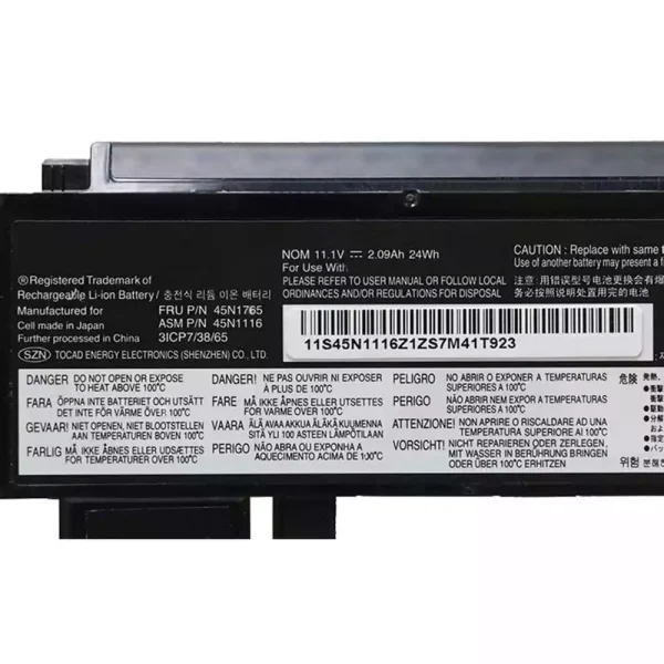 Pin Laptop LENOVO 45N1119 45N1118 45N1765 45N1116 X230S X240S - Hình ảnh 3