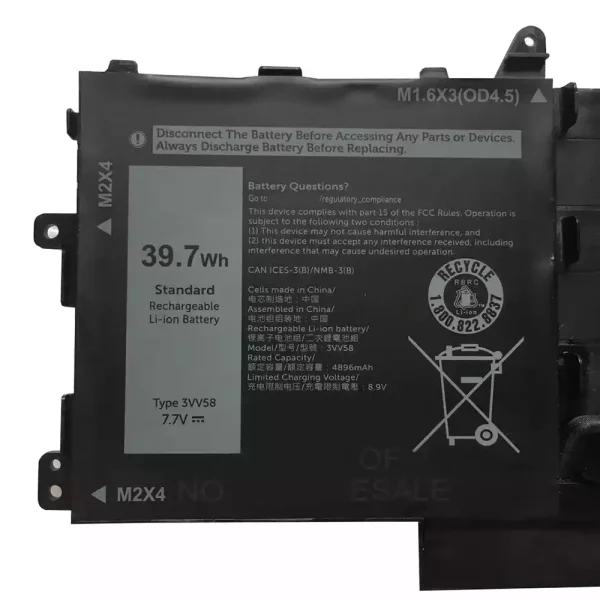 Pin Laptop DELL 3VV58,Latitude 9420 2-in-1 - Hình ảnh 2