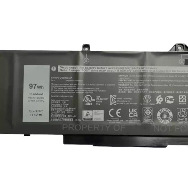 Pin Laptop DELL Precision 15 3561 - Hình ảnh 3
