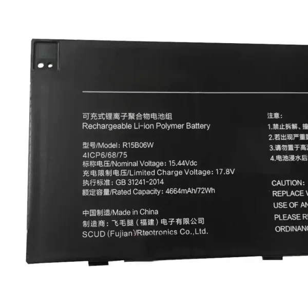 Pin Laptop XIAOMI Mi R15B06W - Hình ảnh 2