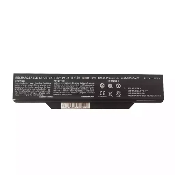 Pin Laptop CLEVO N350BAT-6 6-87-W350S-4D7