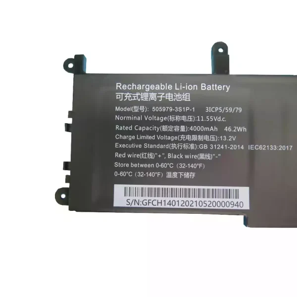 Pin Laptop 505979-3S1P-1,CHUWI CoreBook X pro - Hình ảnh 3