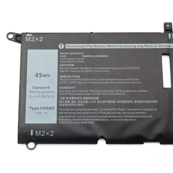 Pin Laptop DELL Inspiron 13 5000 5390 5391 7390 7391 7490 XPS 9370 9380 Latitude 3301 Latitude 3311 - Hình ảnh 3