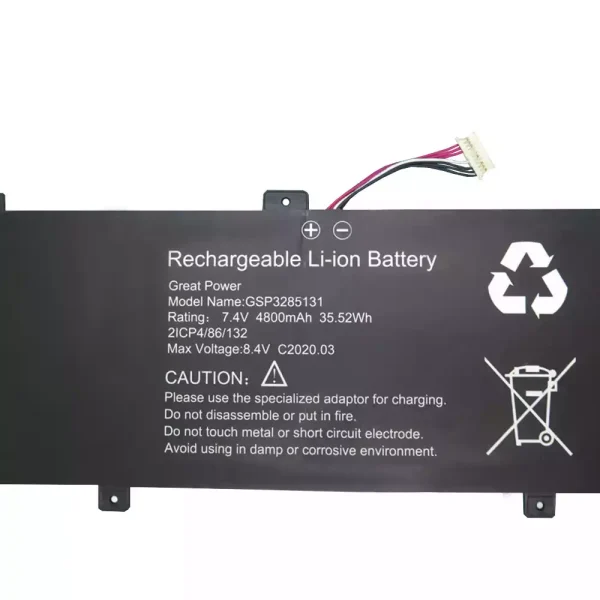 Pin Laptop GSP3285131 U3285131P-2S1P U3285131PV-2S - Hình ảnh 2