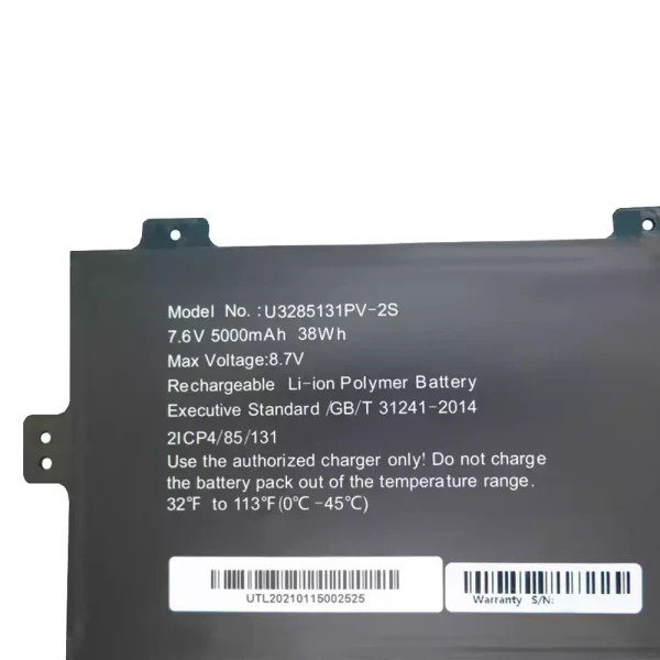 Pin Laptop GSP3285131 U3285131P-2S1P U3285131PV-2S - Hình ảnh 3