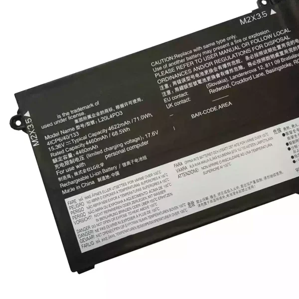 Pin Laptop LENOVO Legion Slim 7 15 Slim 7 Gen 6,ThinkBook 16p Gen 2 R9000X 2021R - Hình ảnh 2