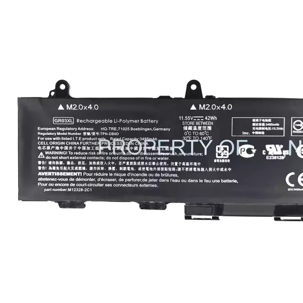 Pin Laptop HP GR03XL - Hình ảnh 3
