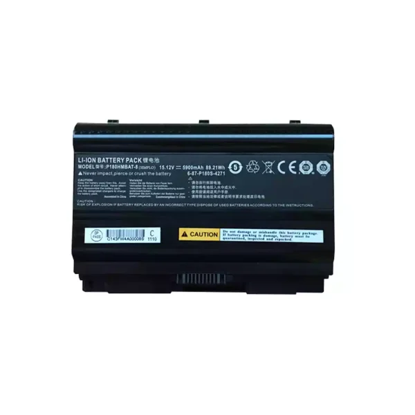 Pin Laptop CLEVO P180HMBAT-8 6-87-P180S 6-87-P180S-4271