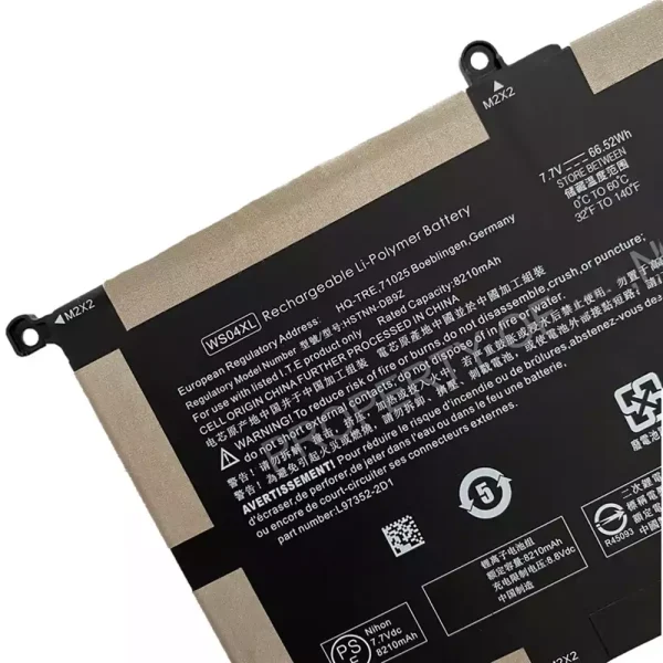 Pin Laptop HP WS04XL - Hình ảnh 3