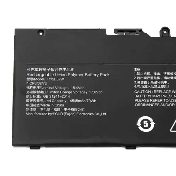 Pin Laptop XIAOMI R15B02W - Hình ảnh 3