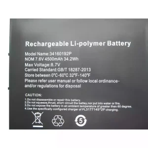 Pin Laptop CHUWI 34160192P,UTL-3178180-2S