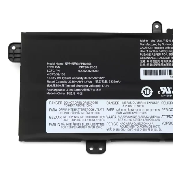Pin Laptop Fujitsu FPB0356 GC020028N00 CP790492-02 - Hình ảnh 3