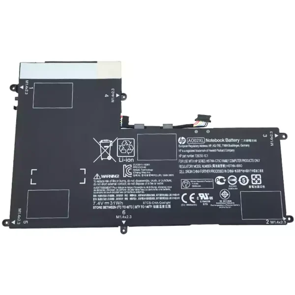 Pin máy tính bảng HP AO02XL