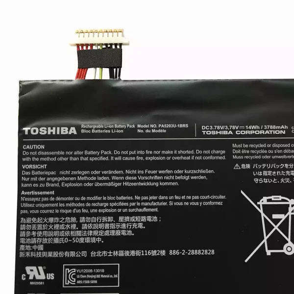 Pin máy tính bảng TOSHIBA PA5203U-1BRS - Hình ảnh 3